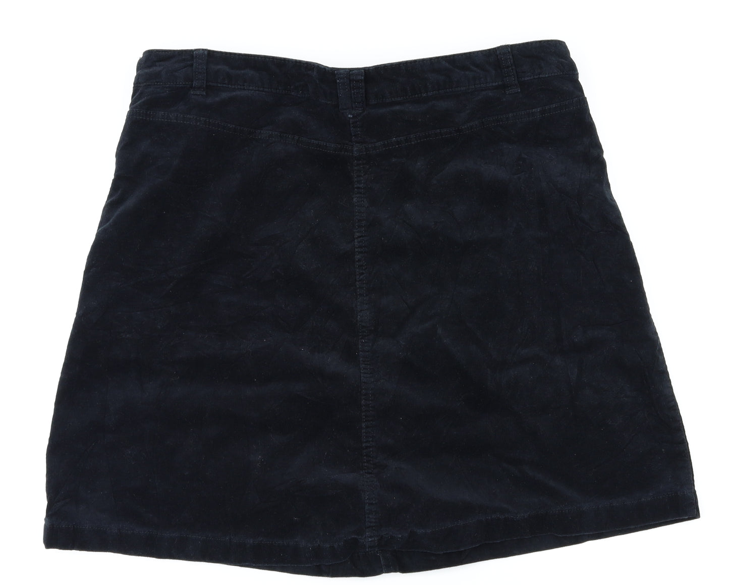 M&Co Womens Black   A-Line Skirt Size 20