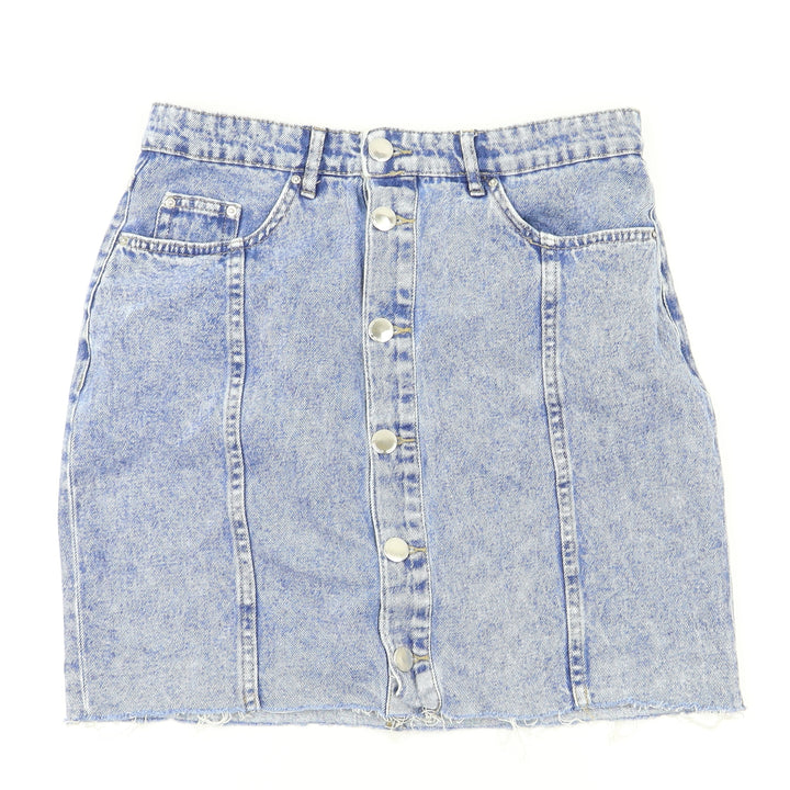 H&M Womens Blue   A-Line Skirt Size 10