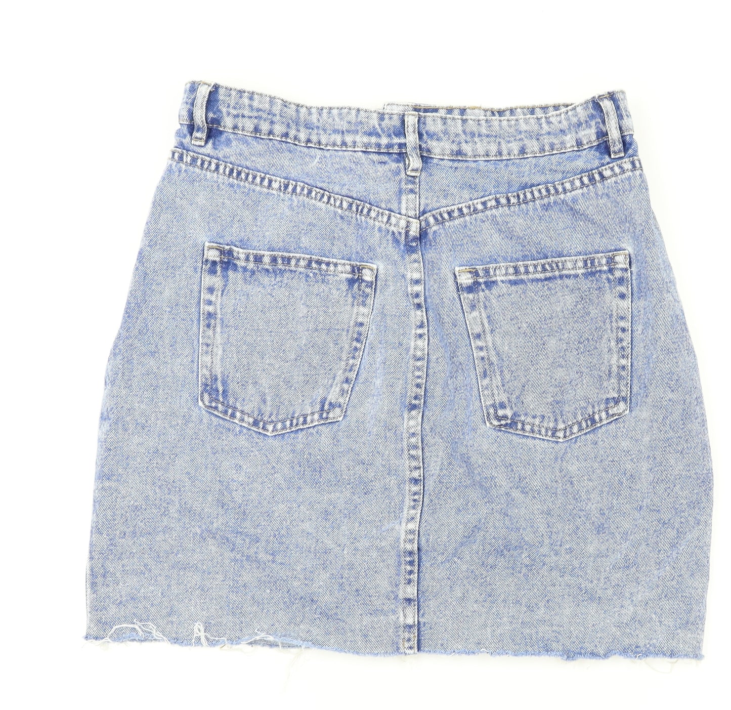 H&M Womens Blue   A-Line Skirt Size 10