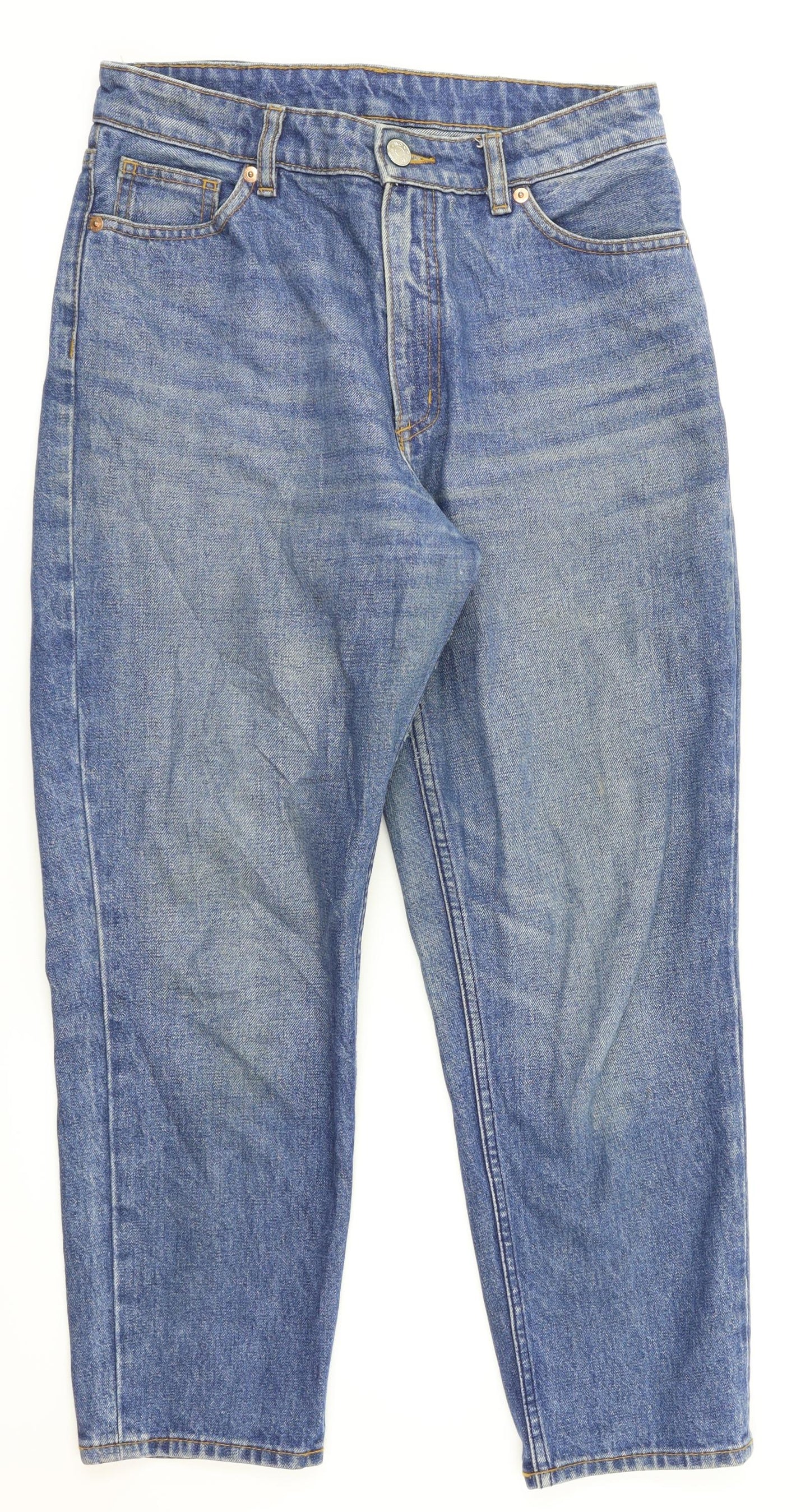 MONKL Mens Blue   Straight Jeans Size 28 L26 in