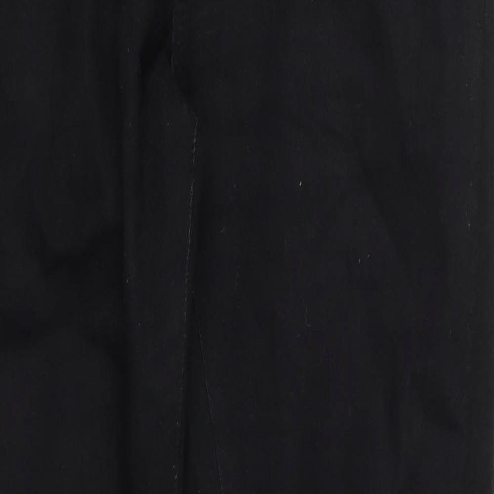 Uniqlo Mens Black  Denim Straight Jeans Size 34 L34 in