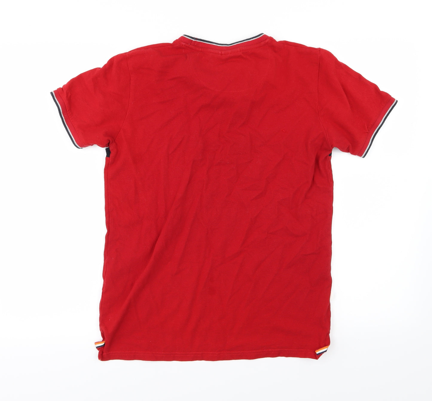 Lee Shark Mens Red  Jersey  T-Shirt Size S