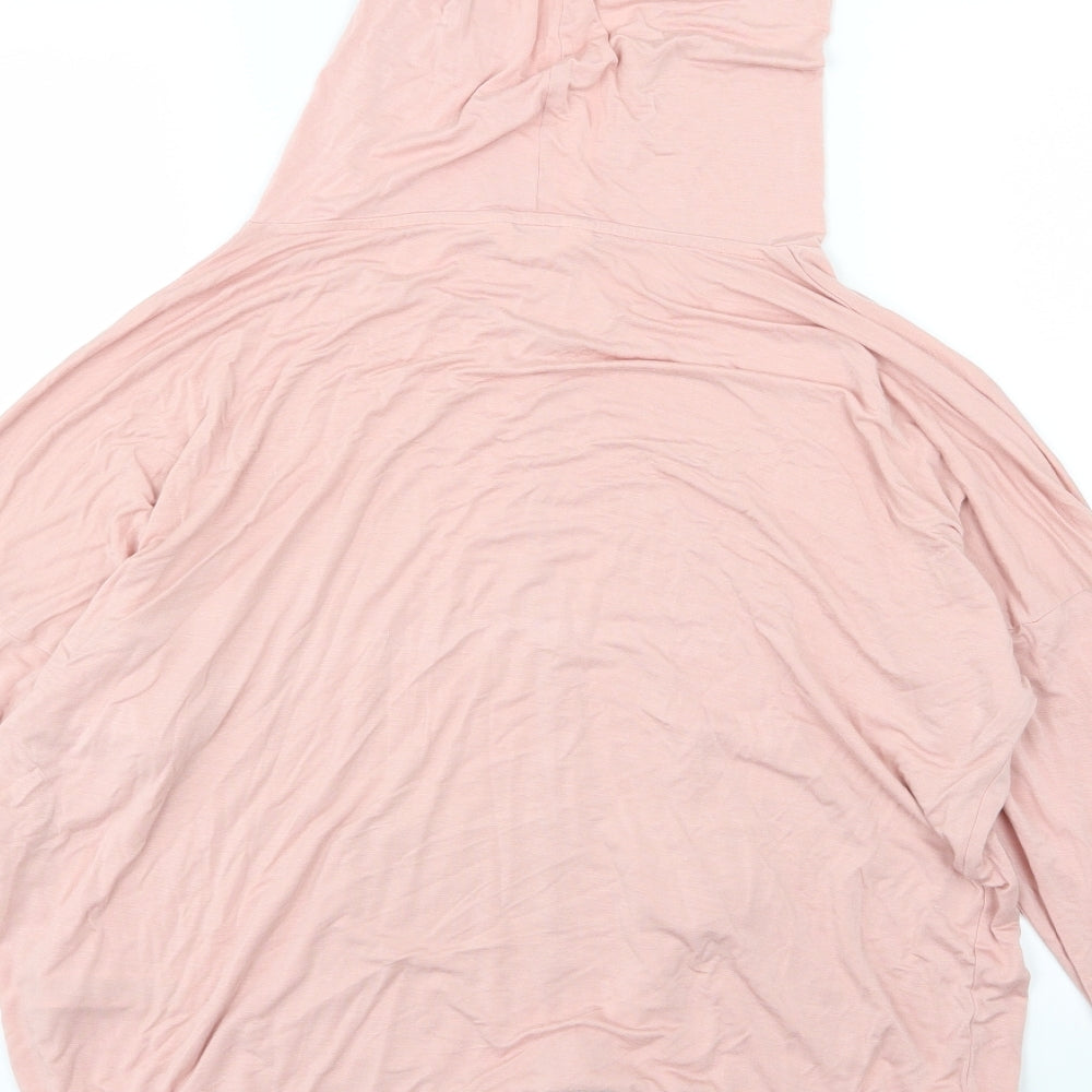 Marks and Spencer Womens Pink  Jersey Top Pyjama Top Size 16