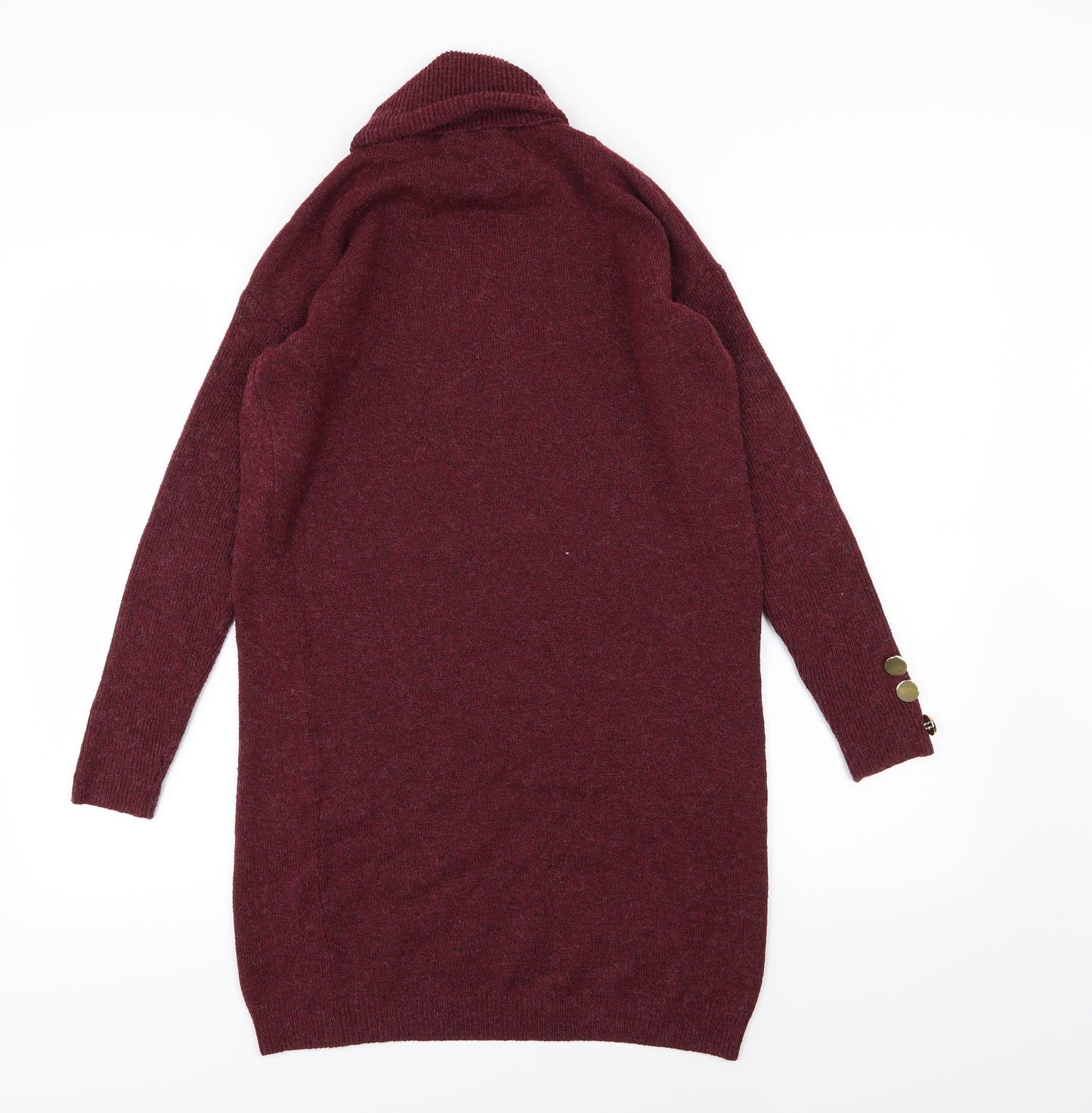 Primark Womens Red  Knit Jumper Dress  Size 2XS