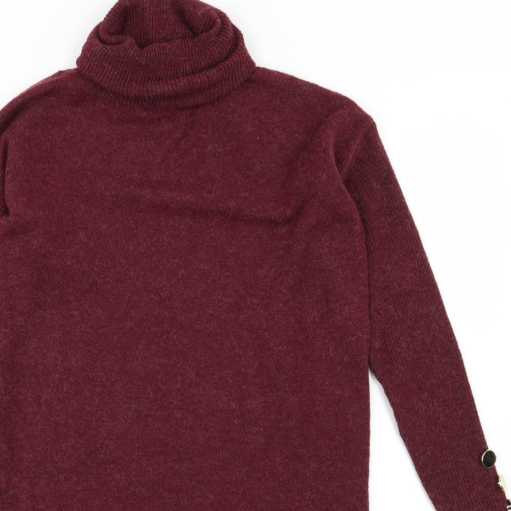 Primark Womens Red  Knit Jumper Dress  Size 2XS