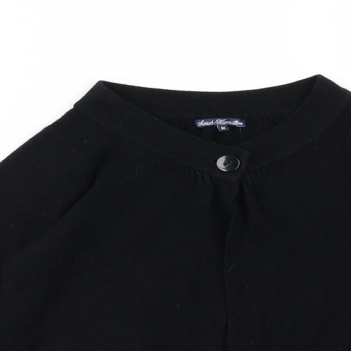 Sarah Hamilton Womens Black  Knit Cardigan Jumper Size M