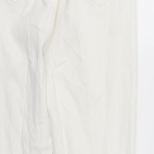 Marks and Spencer Womens White  Denim Skinny Jeans Size 10 L26 in