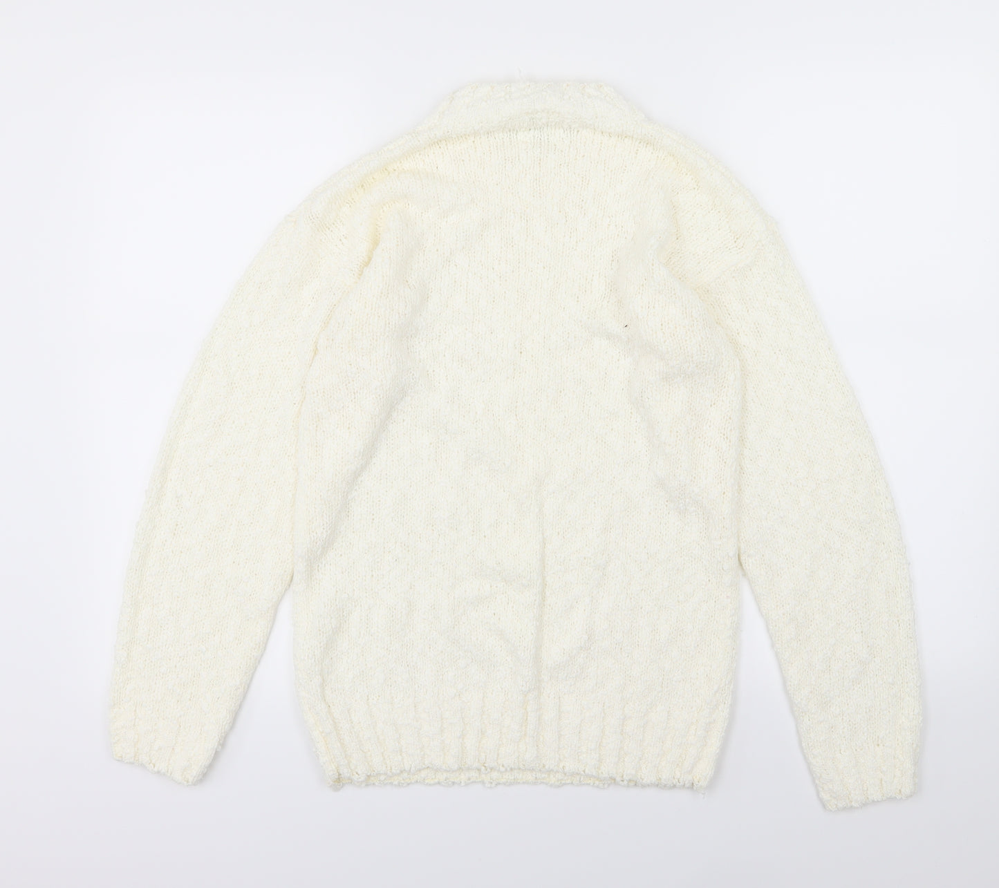 Littlewoods Womens Ivory  Knit Pullover Jumper Size 10