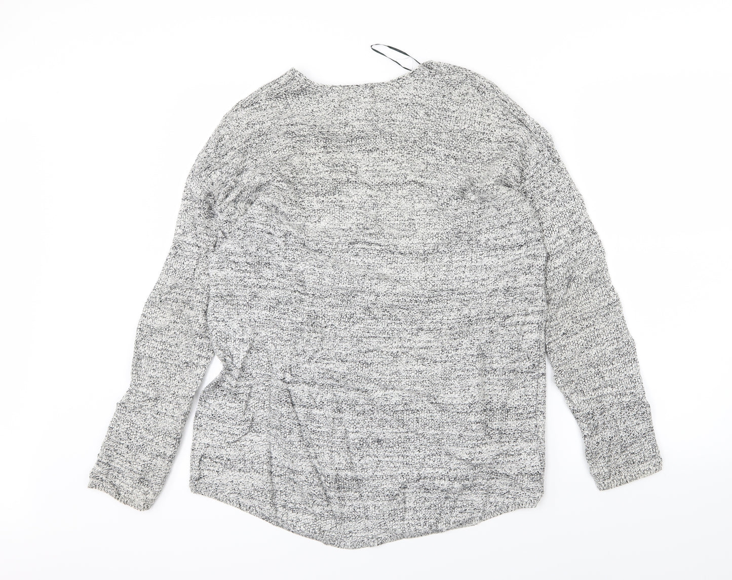 H&M Womens Grey  Knit Pullover Jumper Size S