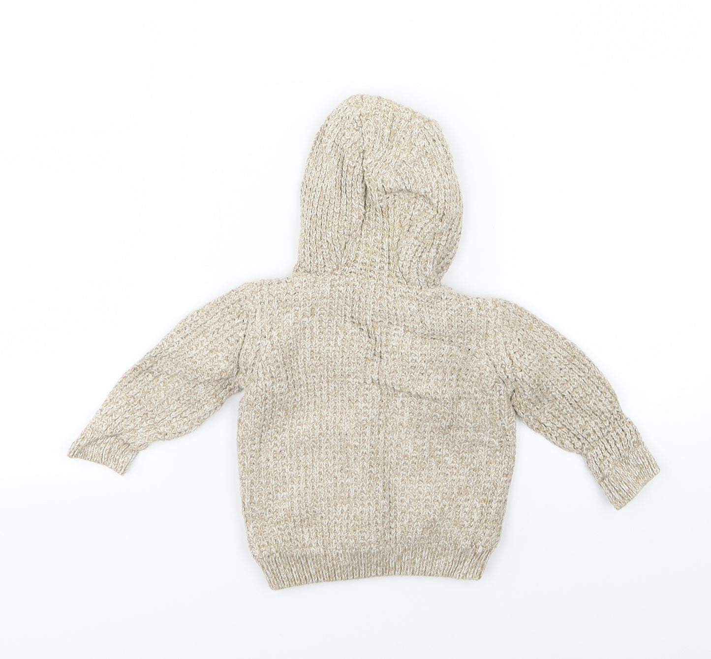 F&F Baby Brown  Knit Cardigan Jumper Size 6-9 Months