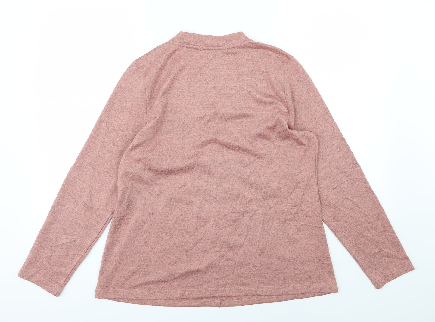 D&Co. Womens Pink  Knit Pullover Jumper Size L