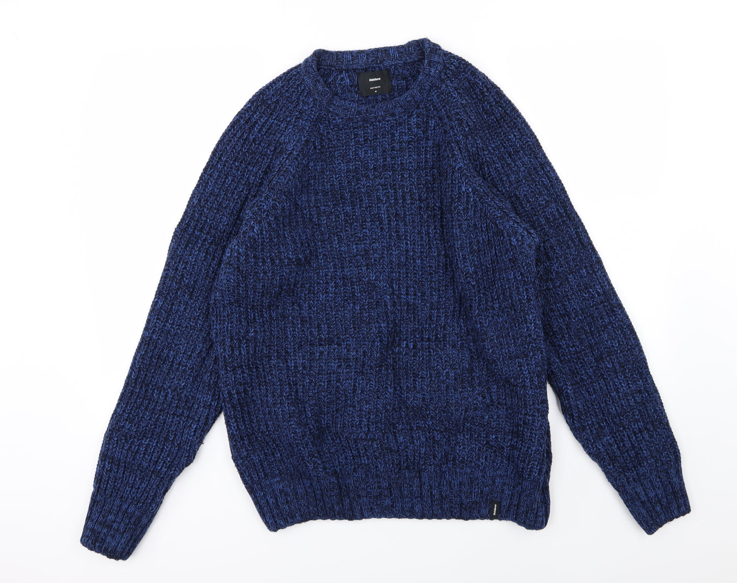 Finisterre Mens Blue  Knit Pullover Jumper Size M