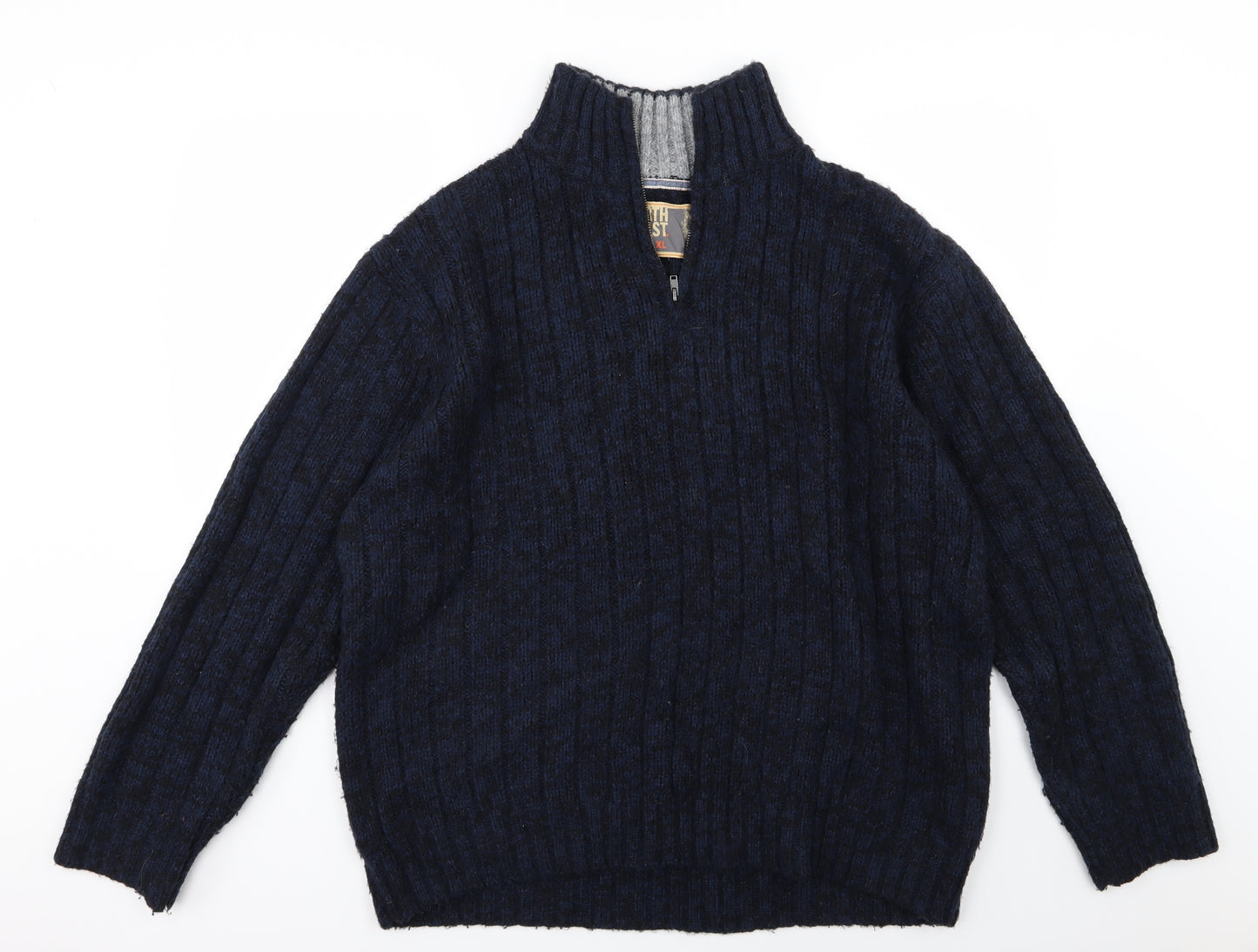 Marks and Spencer Mens Blue  Knit Pullover Jumper Size XL