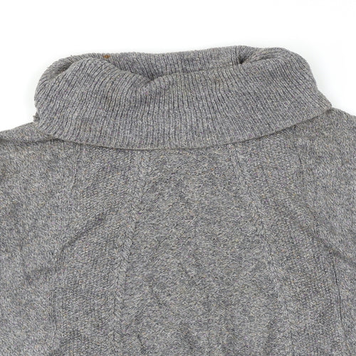 Soon Womens Grey Herringbone  Pullover Jumper Size 14