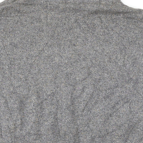 Soon Womens Grey Herringbone  Pullover Jumper Size 14