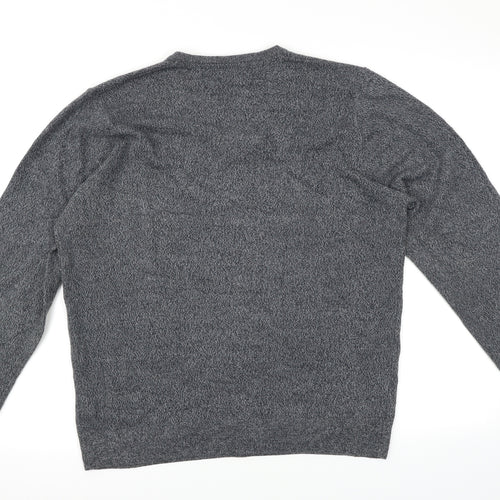 M&S Mens Grey   Pullover Jumper Size L
