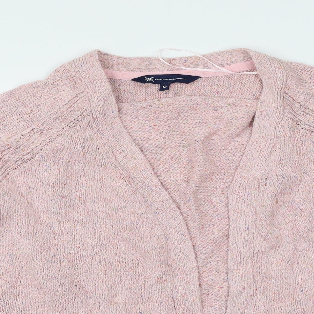 Crew Clothing Womens Pink   Cardigan Jumper Size 12
