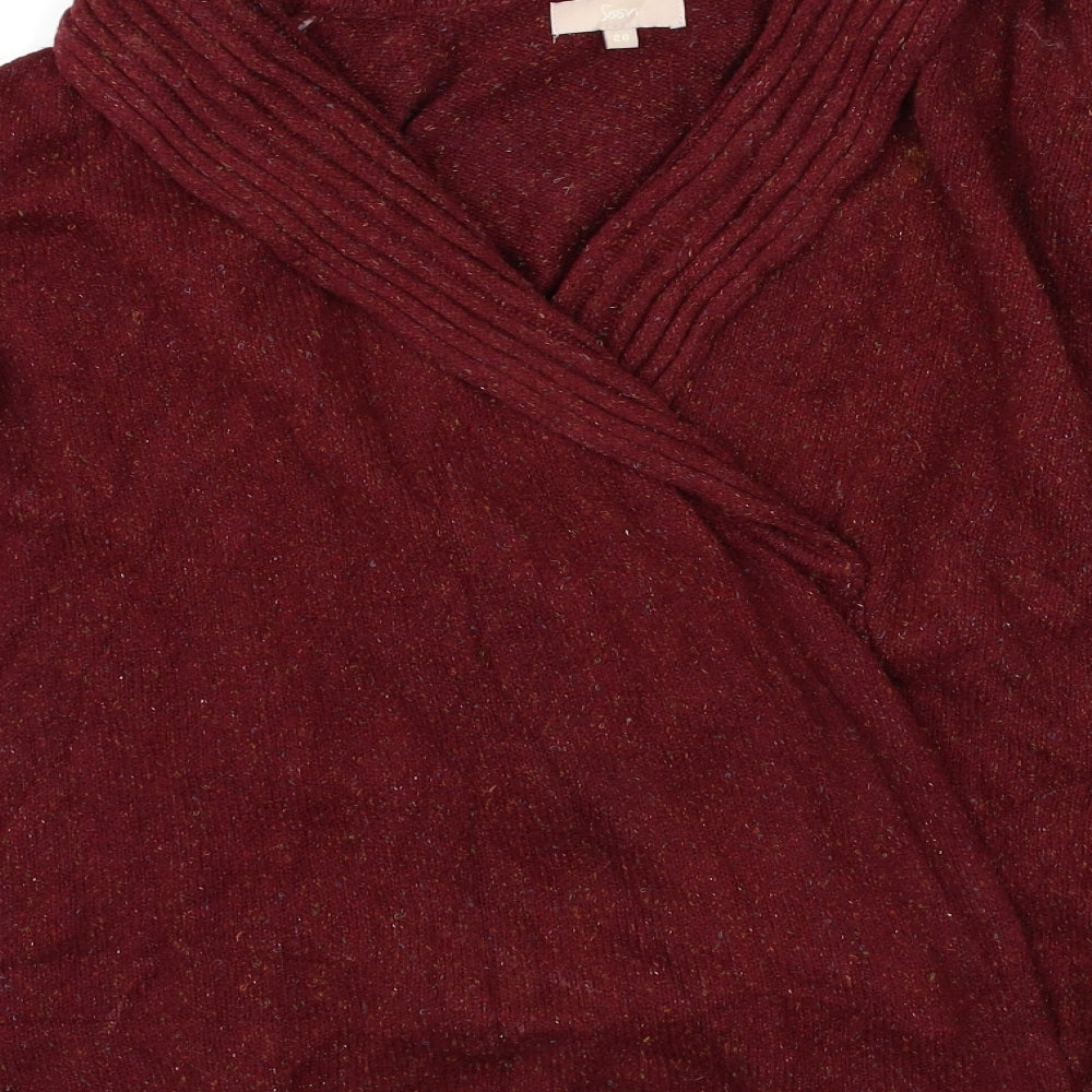 Soon Womens Red   Cardigan Jumper Size 20