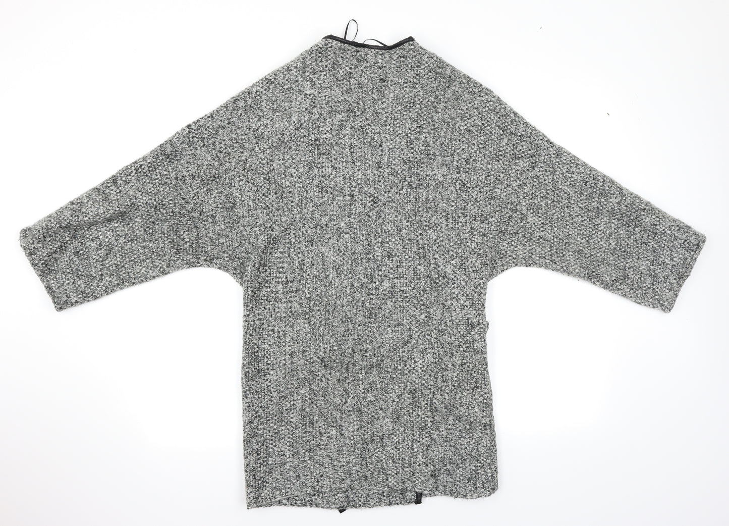 Zara Womens Grey   Cardigan Jumper Size 12
