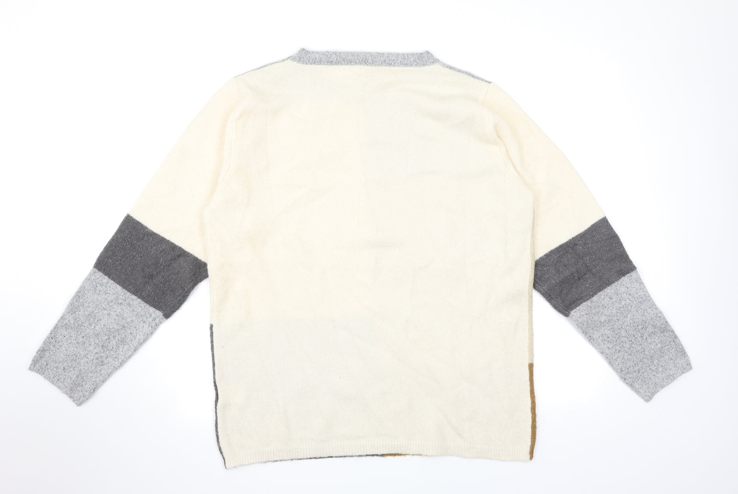 Cotton Traders Womens Multicoloured Check  Pullover Jumper Size 16