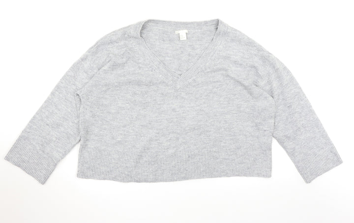 H&M Womens Grey   Pullover Jumper Size 12