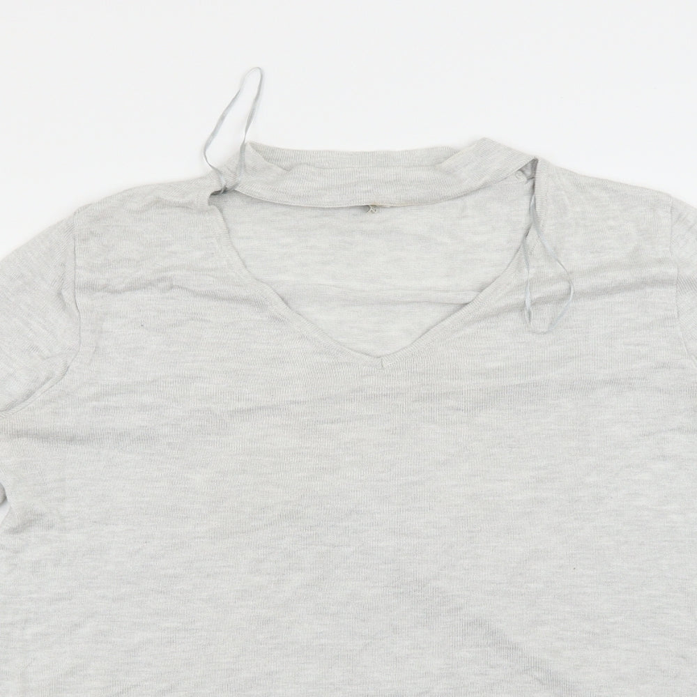 F&F Womens Grey   Basic T-Shirt Size 16