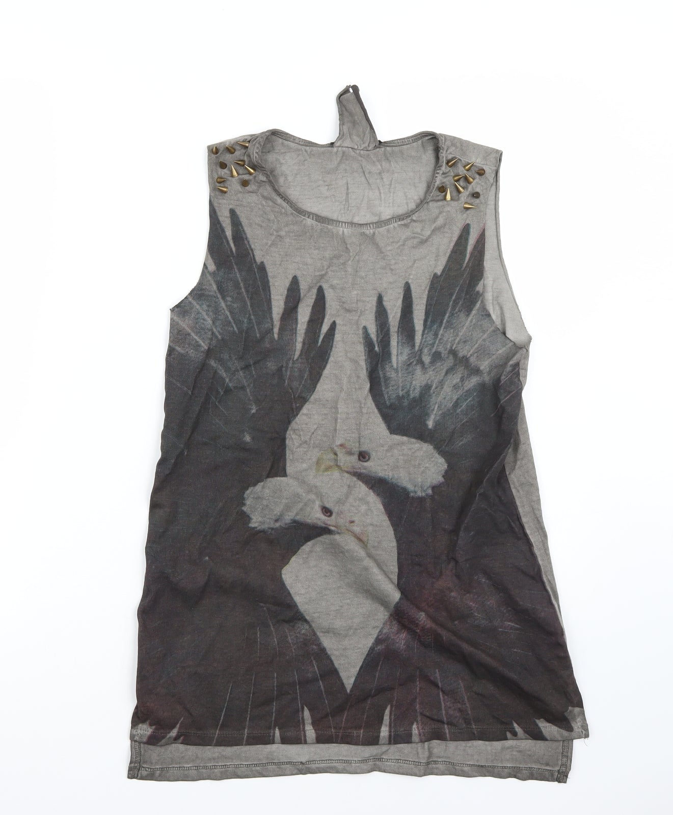 Primark Womens Grey   Basic T-Shirt Size 10