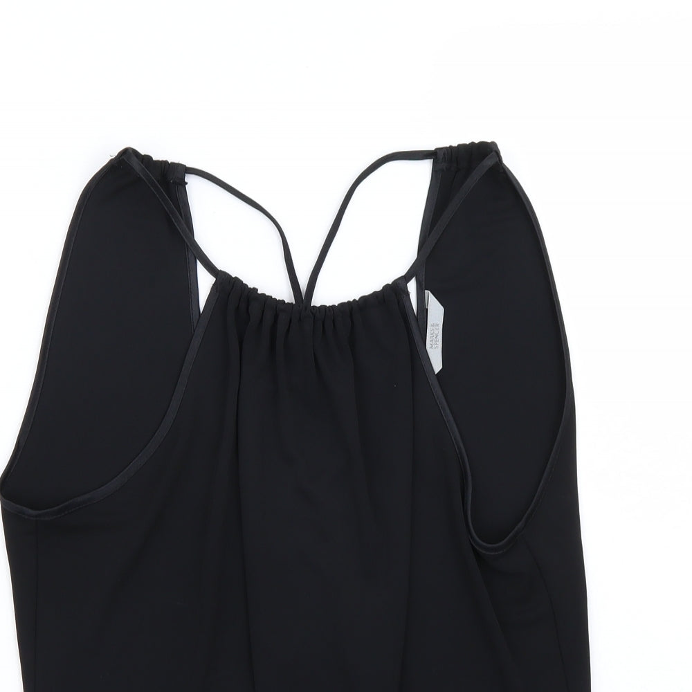 Marks and Spencer Womens Black   Basic T-Shirt Size 14