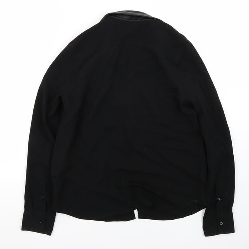 Polo Ralph Lauren Womens Black   Basic Button-Up Size 6