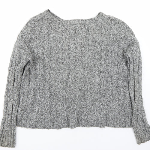 American Eagle Outfitters Womens Grey   Pullover Jumper Size L