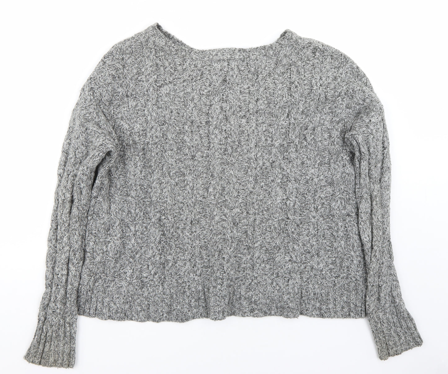 American Eagle Outfitters Womens Grey   Pullover Jumper Size L
