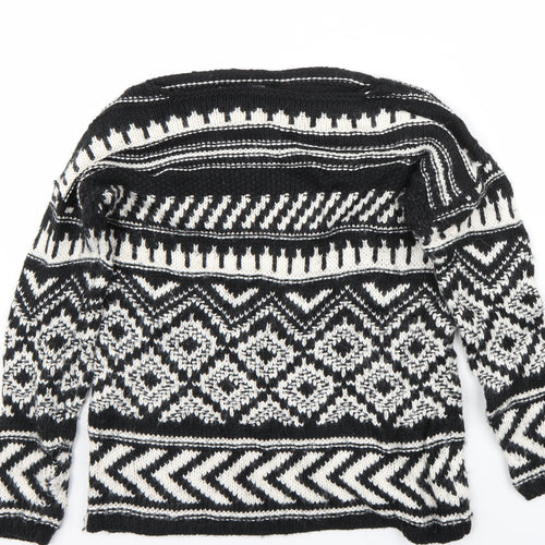 F&F Womens Black   Pullover Jumper Size 10