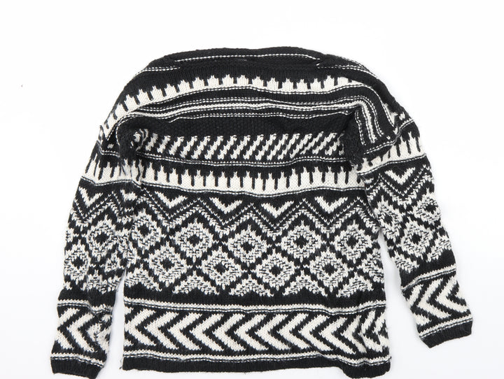 F&F Womens Black   Pullover Jumper Size 10