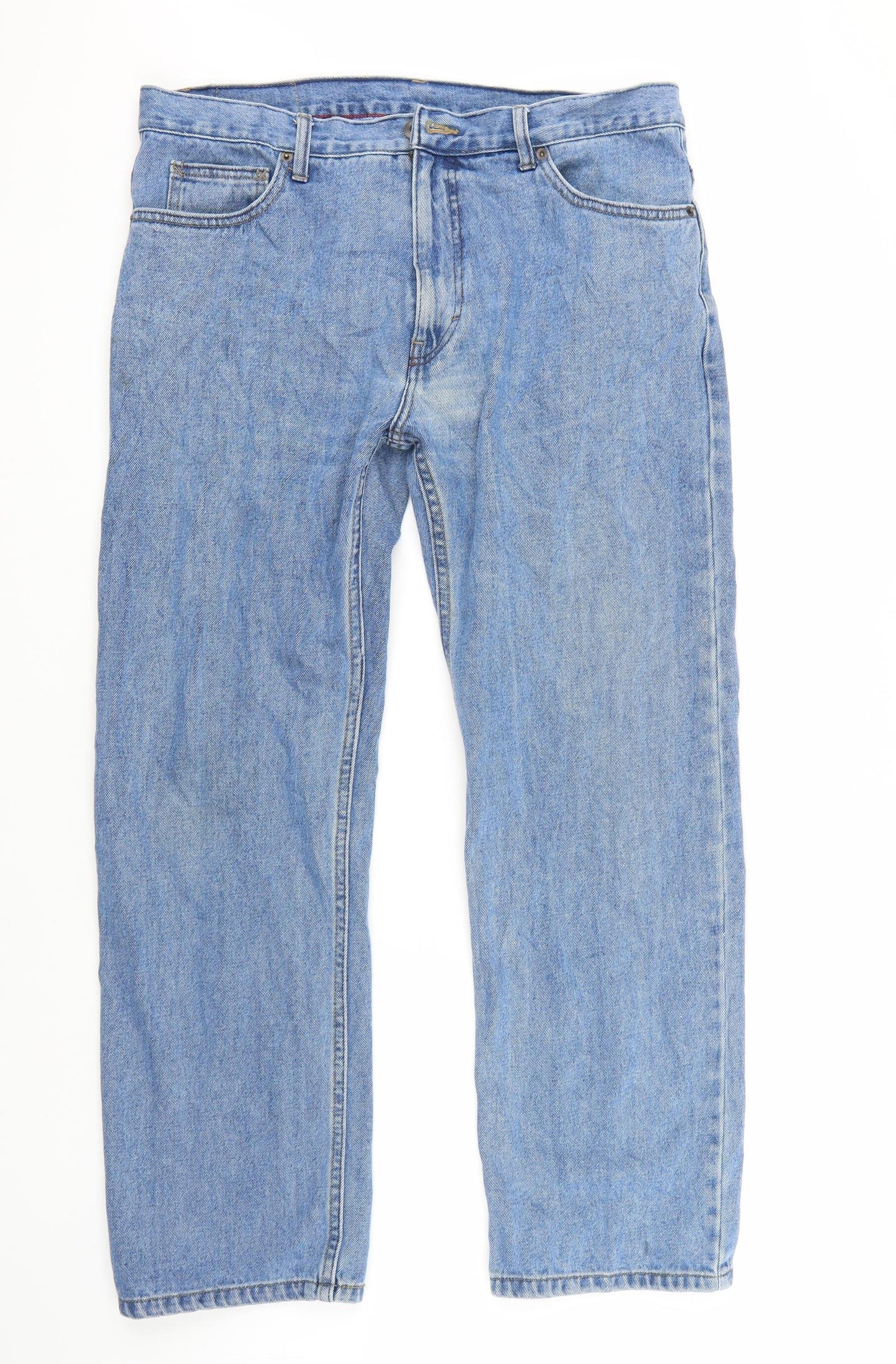 Marks and Spencer Mens Blue   Straight Jeans Size 36 L29 in