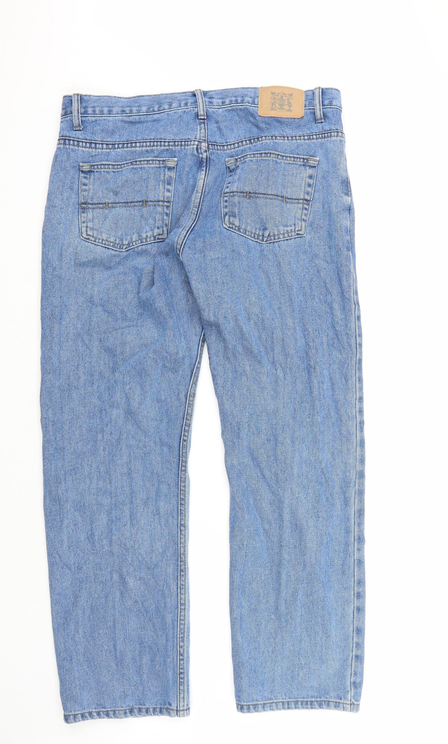 Marks and Spencer Mens Blue   Straight Jeans Size 36 L29 in