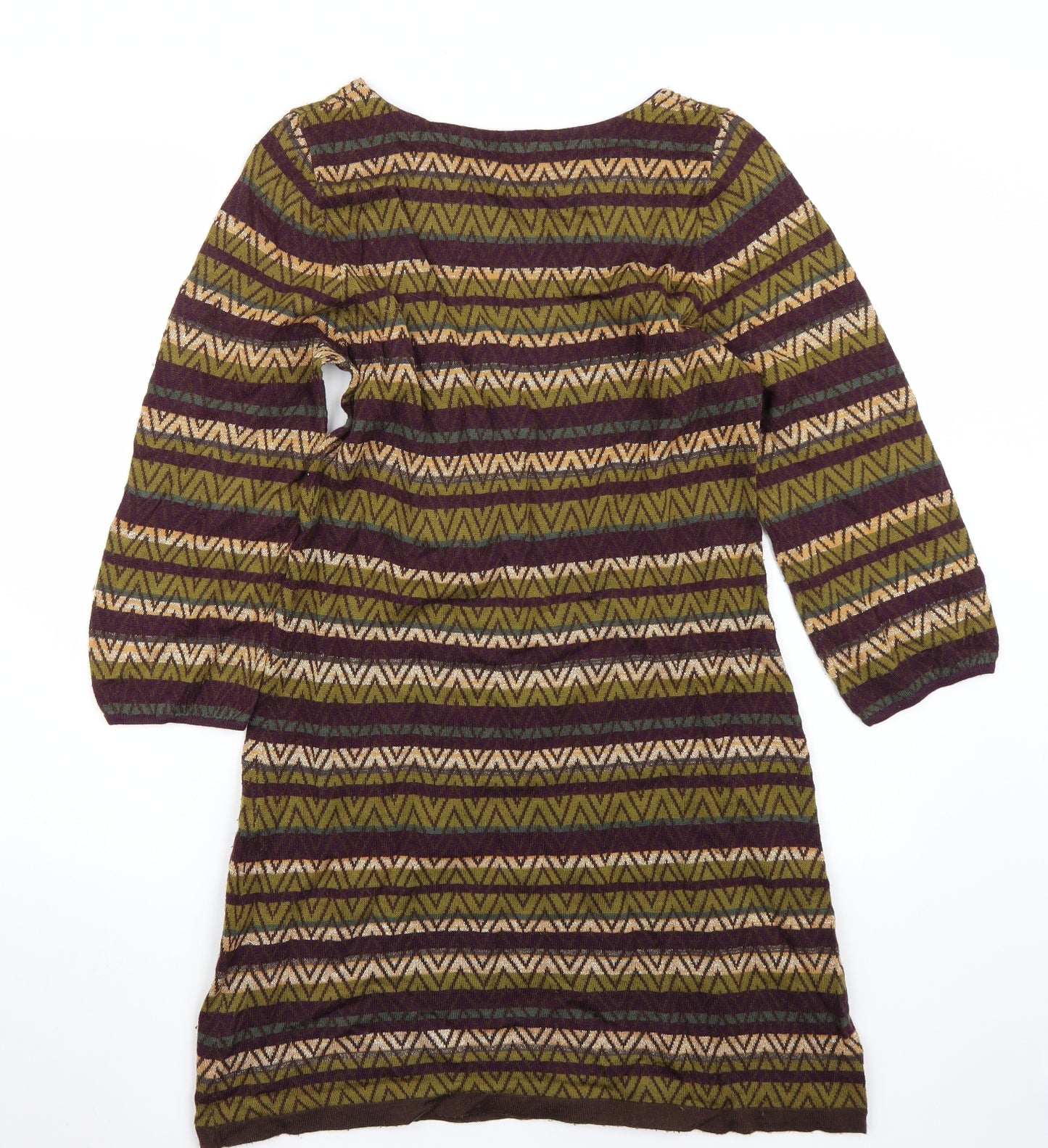 Moonsoon Womens Brown   Pullover Jumper Size 12