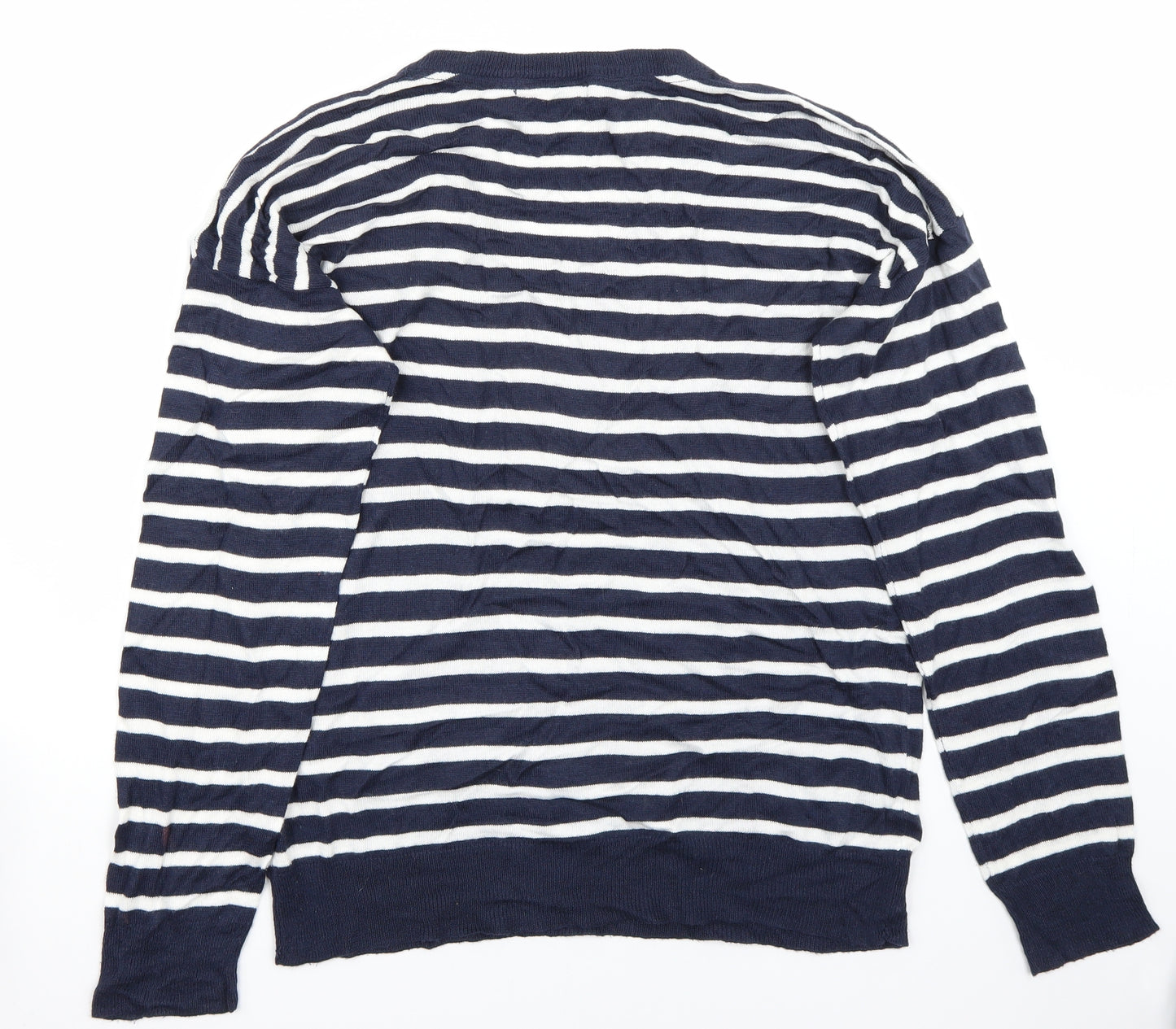 Primark Womens Blue Striped  Pullover Jumper Size 16