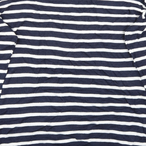 Primark Womens Blue Striped  Pullover Jumper Size 16