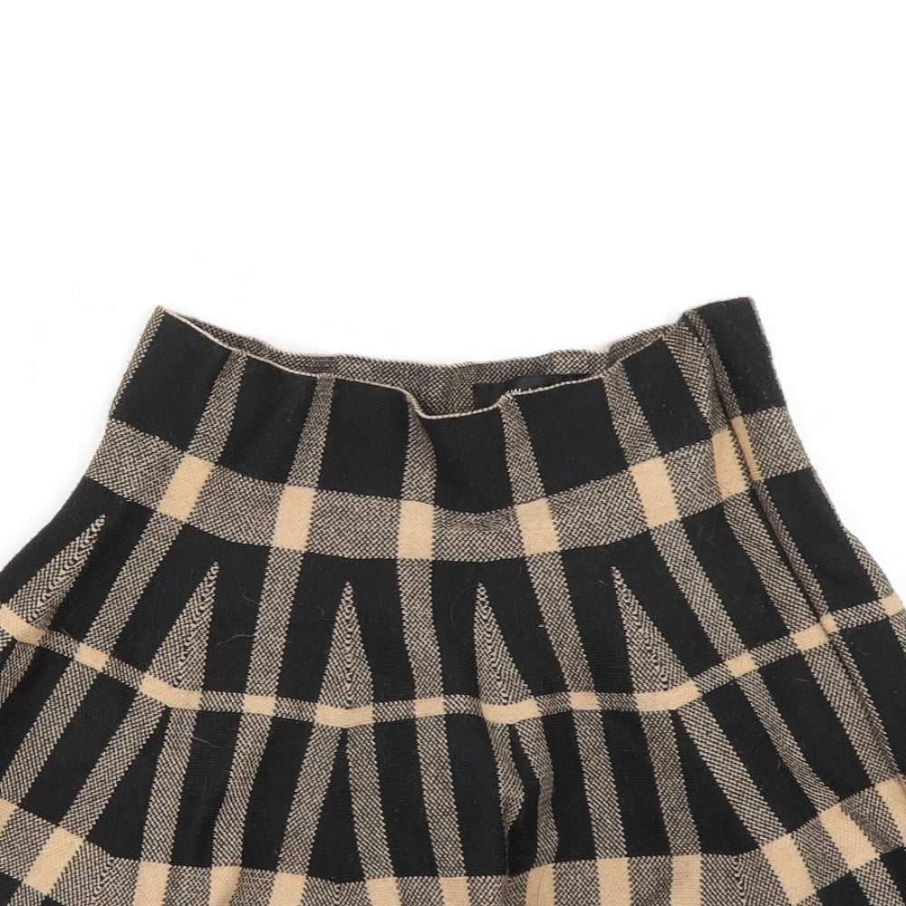 Newlook Womens Brown   A-Line Skirt Size S