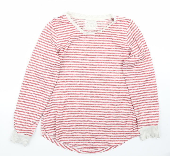 F&F Womens Red Striped  Pullover Jumper Size 14