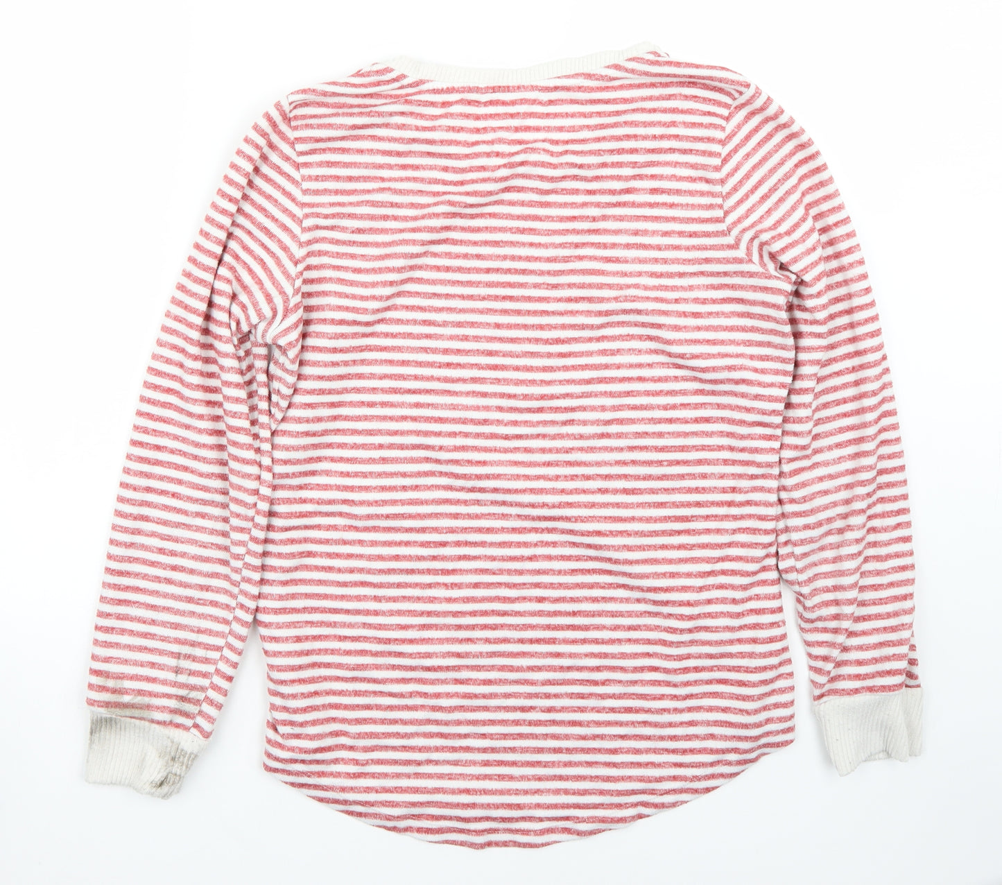 F&F Womens Red Striped  Pullover Jumper Size 14