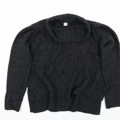 H&M Womens Grey   Pullover Jumper Size M