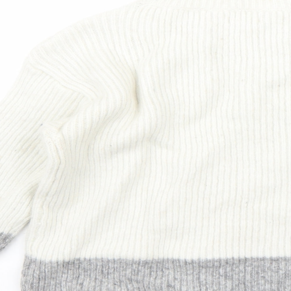 Fat Face Womens White   Pullover Jumper Size 8