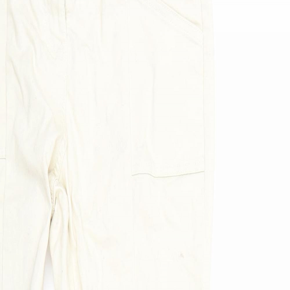 NEXT Womens Ivory   Straight Jeans Size 12 L27 in