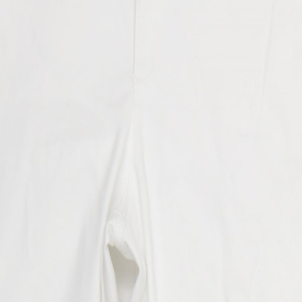 Marks and Spencer Womens White   Straight Jeans Size 24 L28 in