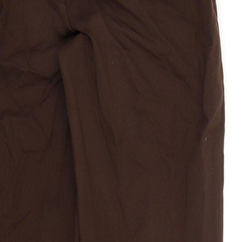 Preworn Womens Brown   Cropped Trousers Size 14 L26 in