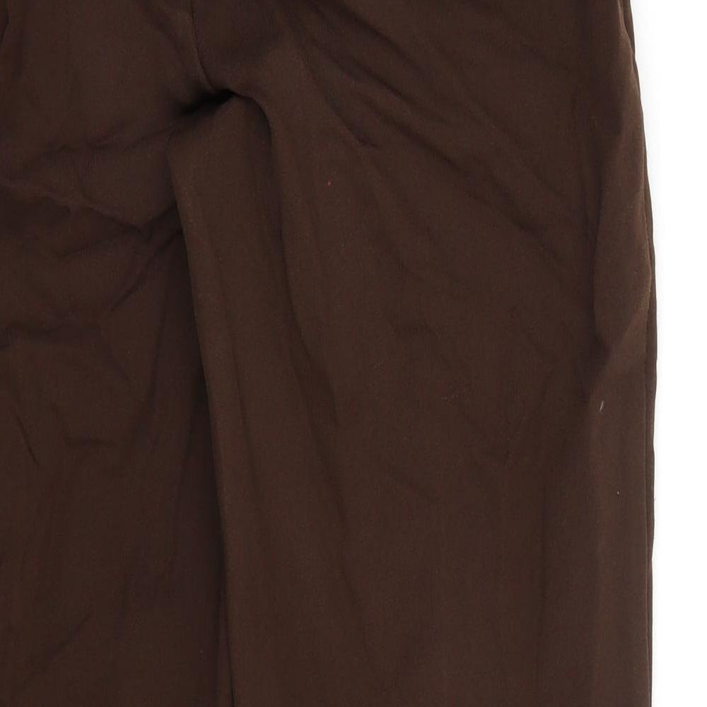 Preworn Womens Brown   Cropped Trousers Size 14 L26 in
