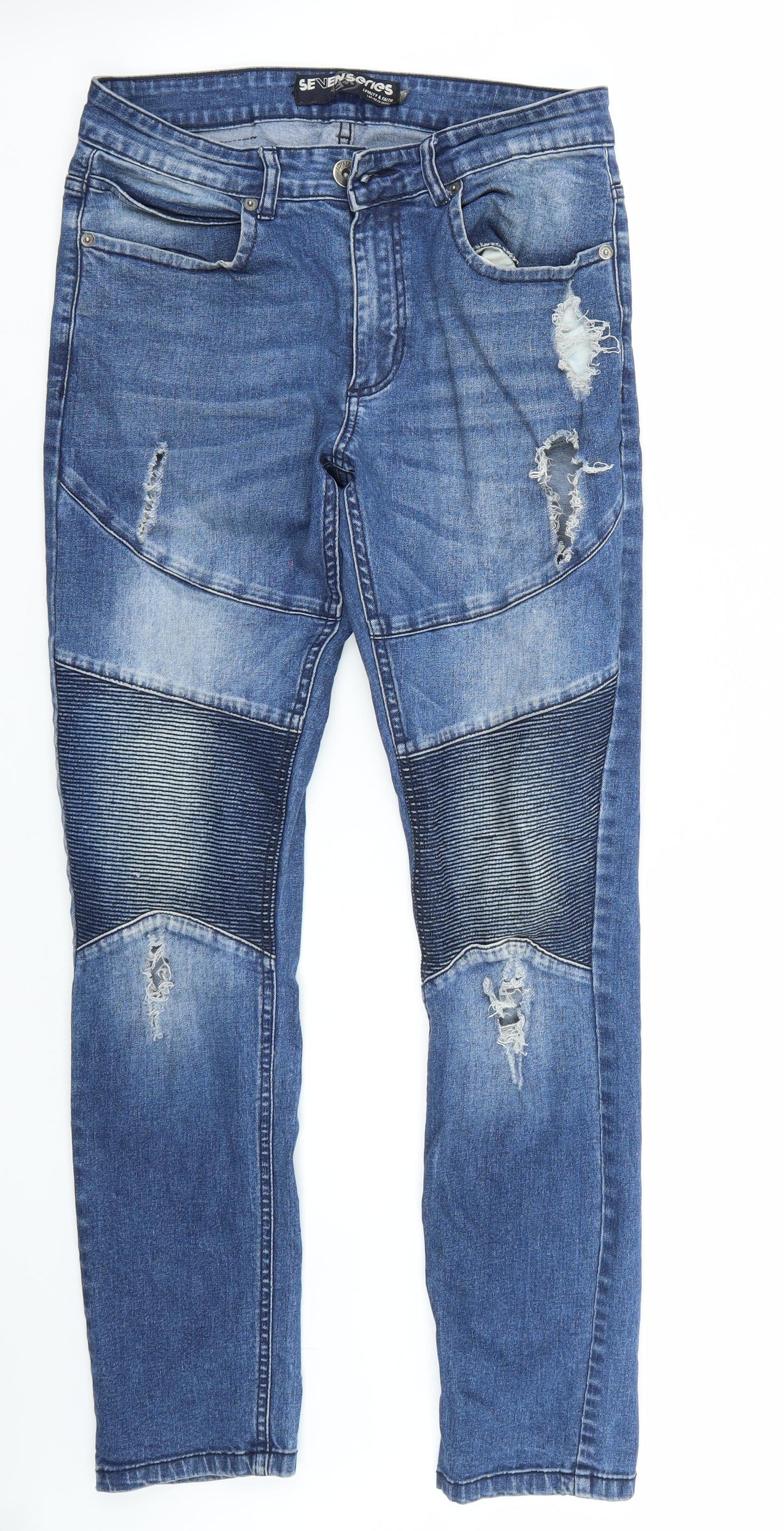 seven series Mens Blue   Straight Jeans Size 30 L30 in
