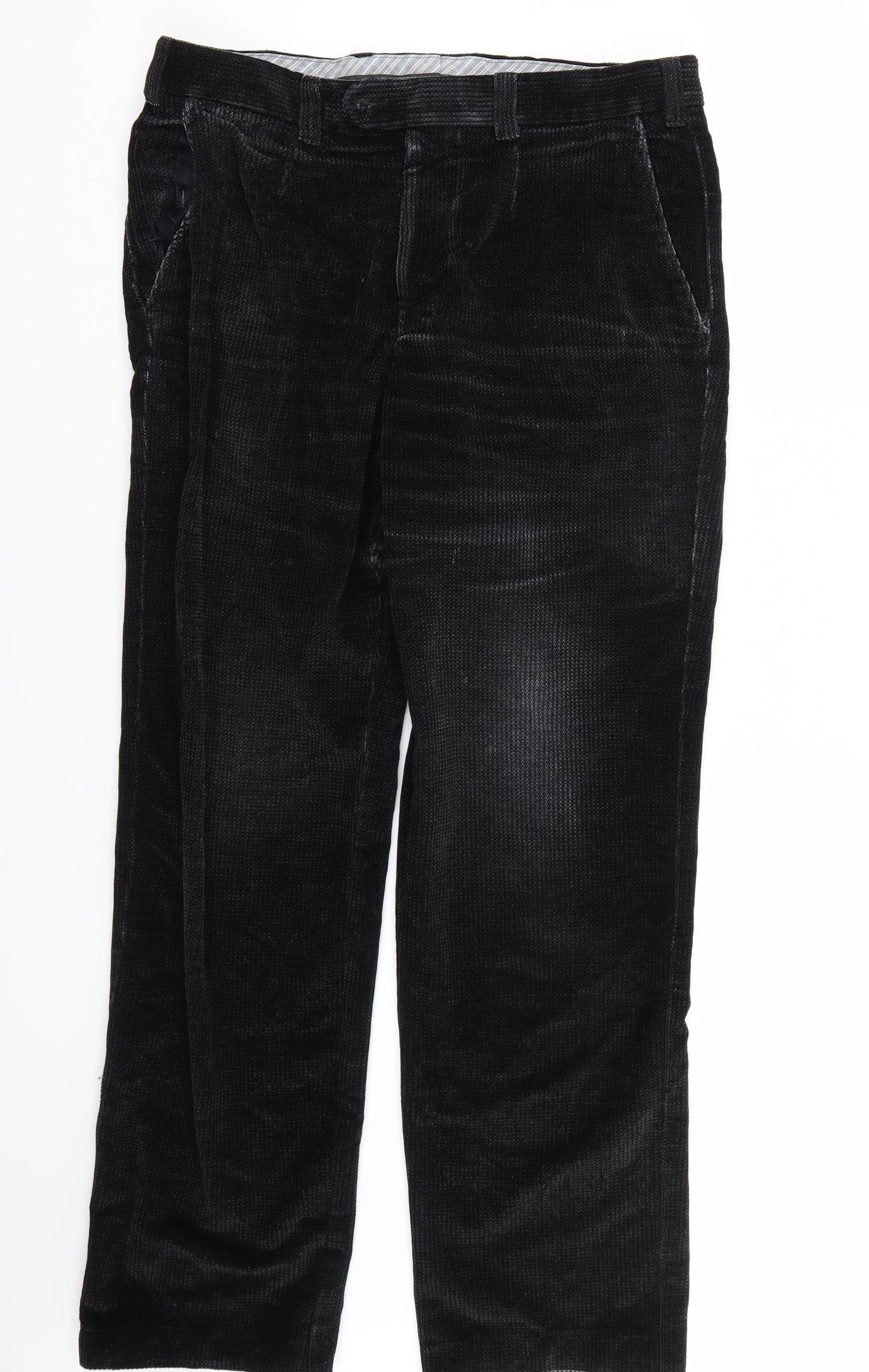 Saint Hilaire Mens Black   Trousers  Size 46 L29 in