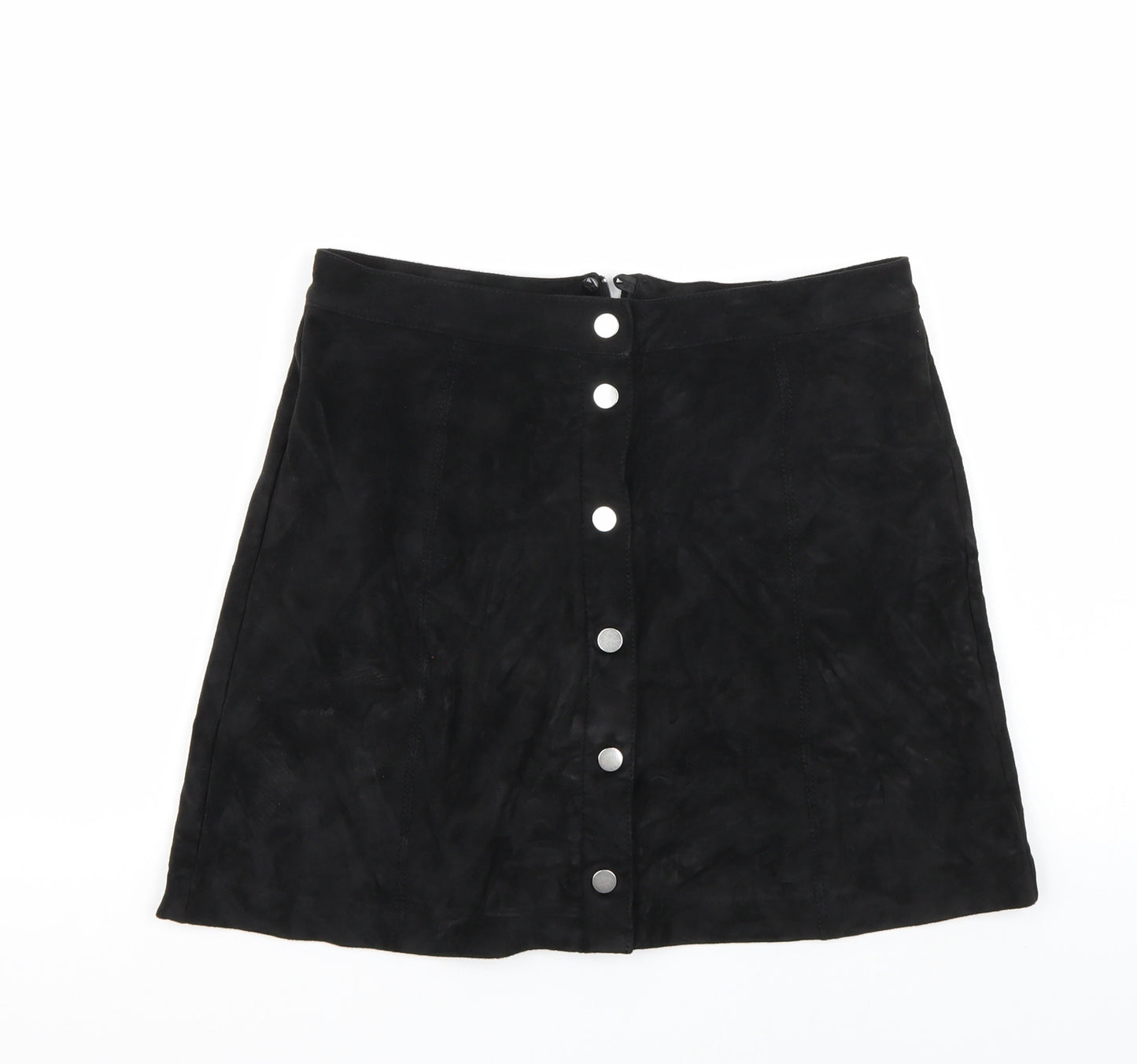 H&M Womens Black   A-Line Skirt Size 8